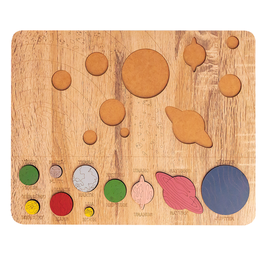 Sistema Solar Quebra-Cabeça 3D