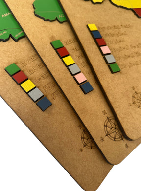 Kit Educativo Mapas do Brasil Quebra Cabeça (Regiões, Biomas e Climas)