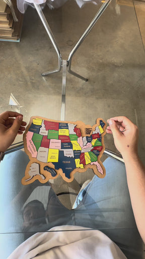 Quebra-Cabeça Mapa dos Estados Unidos